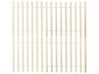 Dřevěná postel 180 x 200 cm bílá FLORAC_925218