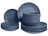 Set veselă 18 piese VIVANI Piatră ceramică Albastru