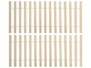 Bed Pine Wood OLENDON 160 x 200 cm (EU King Size) Light Brown_956297