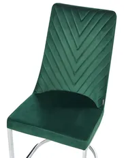 Set di 2 sedie da pranzo ALTOONA Velluto Verde smeraldo_795761