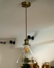 Pendant Lamp BERGANTES Glass Transparent_933595