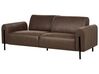3-istuttava sohva kangas tummanruskea ASKIM_918891