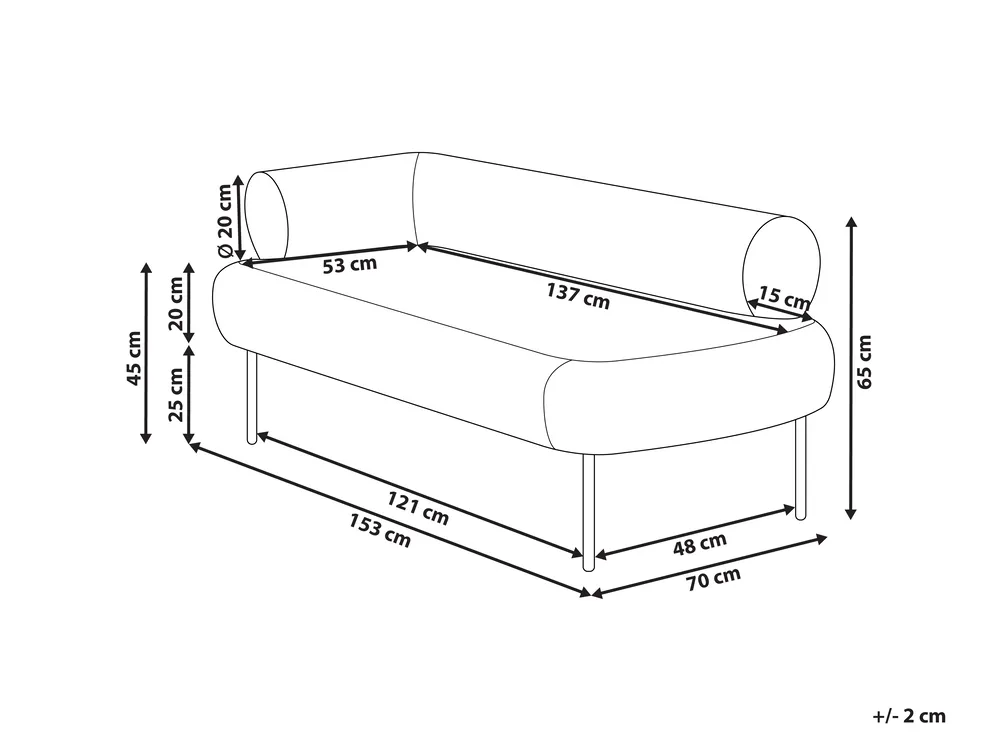Left-Hand Chaise Longue MIRMANDE Boucle Off-White_1000986