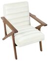 Velvet Armchair White KISA_927246