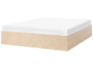 Ottoman Bed without Headboard ETEL Light Brown 180 x 200 cm (EU Super King)_1047588