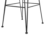 Set of 2 Bar Chairs CASSITA Rattan Black_760417