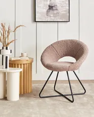 Dining Chair RACHEL Boucle Taupe_958363