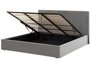 Ottoman Bed VION Velvet Grey 180 x 200 cm (EU Super King)_826762