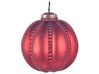 Set di 6 palline di Natale vetro rosso ARGENTIN_899773