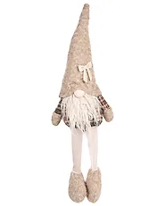Kétdarabos karácsonyi dekoráció szett ILOMANTSI 35/38 cm Gnóm Bézs_1174063
