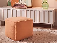 Pouffe ALIPUR Boucle Orange_1183907