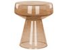 Glass Side Table Golden Brown LAGUNA_883209