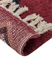 Tappeto SIIRT Rosso 160 x 230 cm Cotone_839608