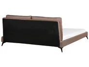 Bed Boucle MELLE 180 x 200 cm (EU Super King) Brown_965718
