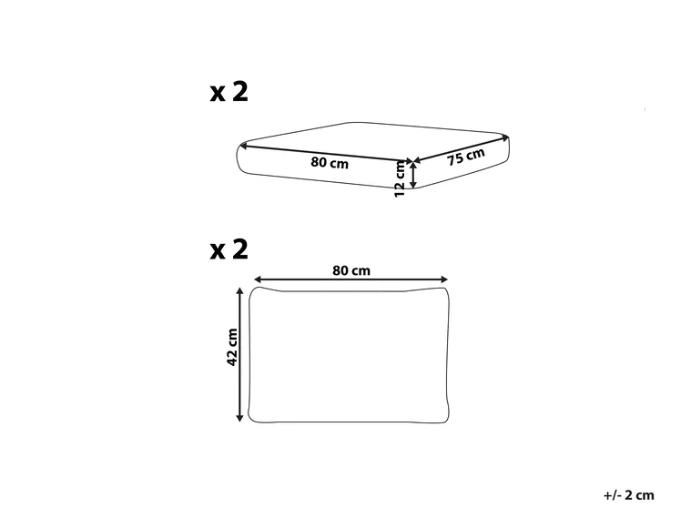 Lewondr Fodere Impermeabili per Cuscini da Esterno, 2 Pezzi Fodera per Cuscino a Righe Rettangolare per Divano da Esterno Veranda Casa di Campagna Giardino Balcone, 30X50cm, Nero Grigio + Bianco