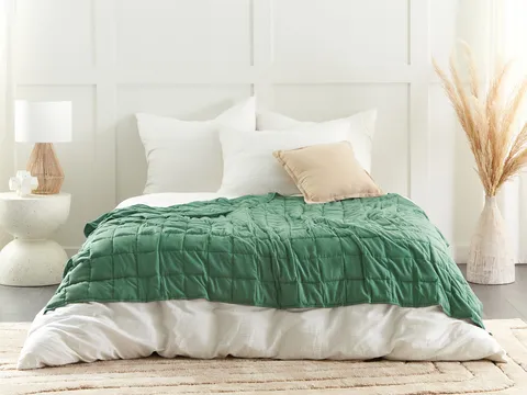 Emerald green weighted blanket sale