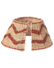 Osłonka pod choinkę HIVER 43 cm Trawa morska Czerwony_1011278
