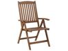 Acacia Wood Bistro Set Dark AMANTEA_871657