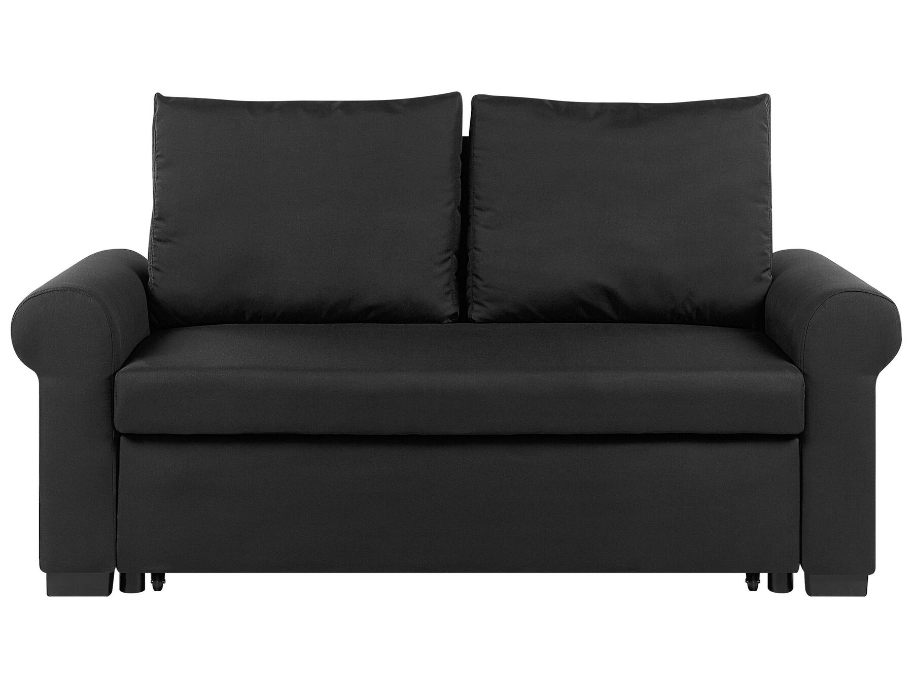 Fabric Sofa Bed Black SILDA_789690