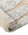 Tapis en laine beige et gris 160 x 230 cm MANDAI_883948