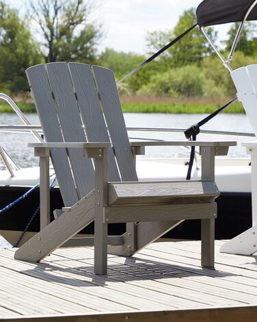 Garden Chair Light Grey ADIRONDACK