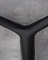 Silla de oficina reclinable de poliéster gris/negro/plateado FORMULA 1_187656