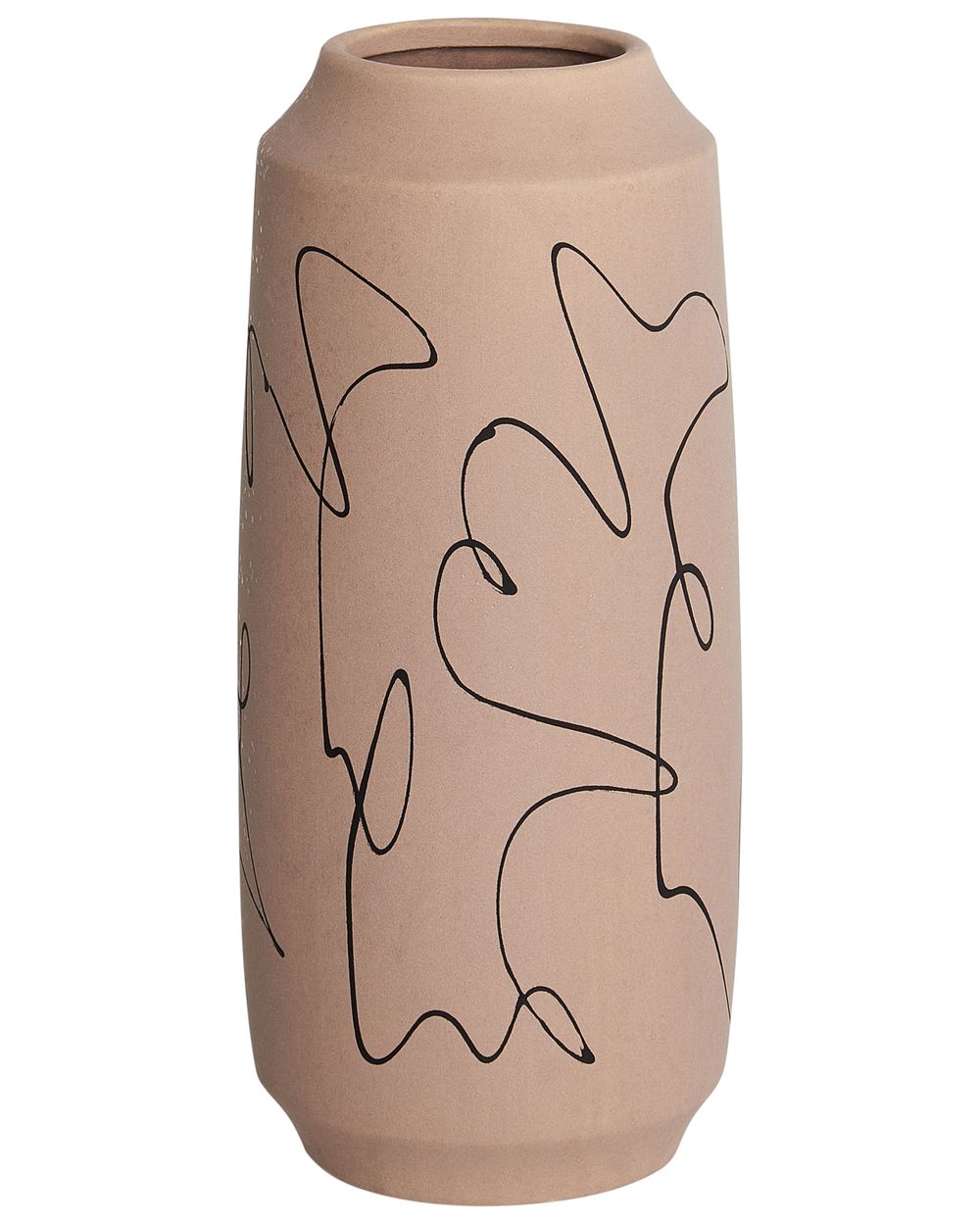 Vaso da fiori SUNFISH 33 cm Gres porcellanato Beige