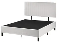 Divan Bed Fabric COUNTESS 140 x 200 cm (EU Double) Light Grey_1054540