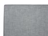 Polsterbett Leinenoptik grau Lattenrost 140 x 200 cm SENNEZ_714062
