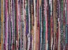 Tappeto multicolore chiaro in cotone con fronde 160 x 230 cm DANCA_490176
