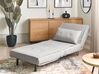 Fabric Sofa Bed Light Grey VESTFOLD_930450