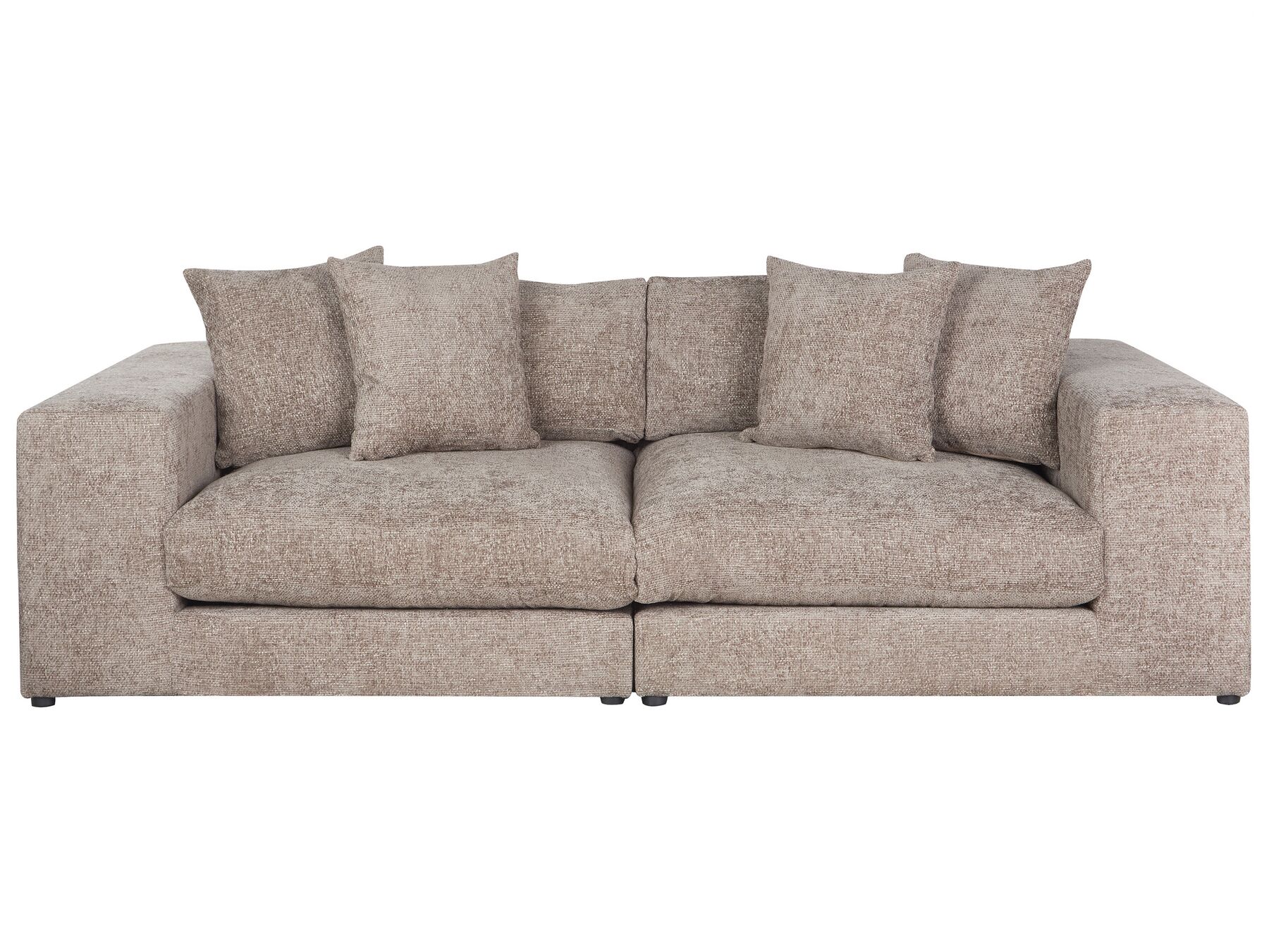 Sofa 3-osobowa brązowa GLORVIKA II_927825