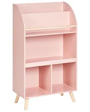 Libreria a 3 ripiani LILOET 102 cm Rosa pastello_950043