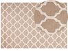 Tappeto in lana e cotone beige 160 x 230 cm ERBAA_802981