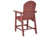 Garden Bistro Set Red ADIRONDACK_938587