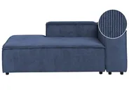 Right-Hand Chaise Longue ARDAL Corduroy Dark Blue_1048734