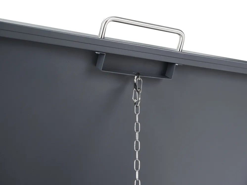 Double Wheelie Bin Store 480 L PERISSA Metal Dark Grey_1073486