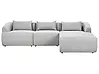 Corner Sofa SVANSELE Fabric Grey Left Hand