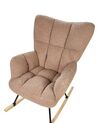 Boucle Rocking Chair Sand Beige OULU_914752