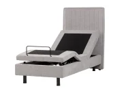 Adjustable Bed Fabric DUKE II 90 x 200 cm (EU Single) Light Grey_910587