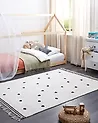 Kids Rug LAZA Off-White 140 x 200 cm Cotton