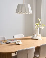 Pendant Lamp SEBAKWE Paper Rope Light Beige_1027418