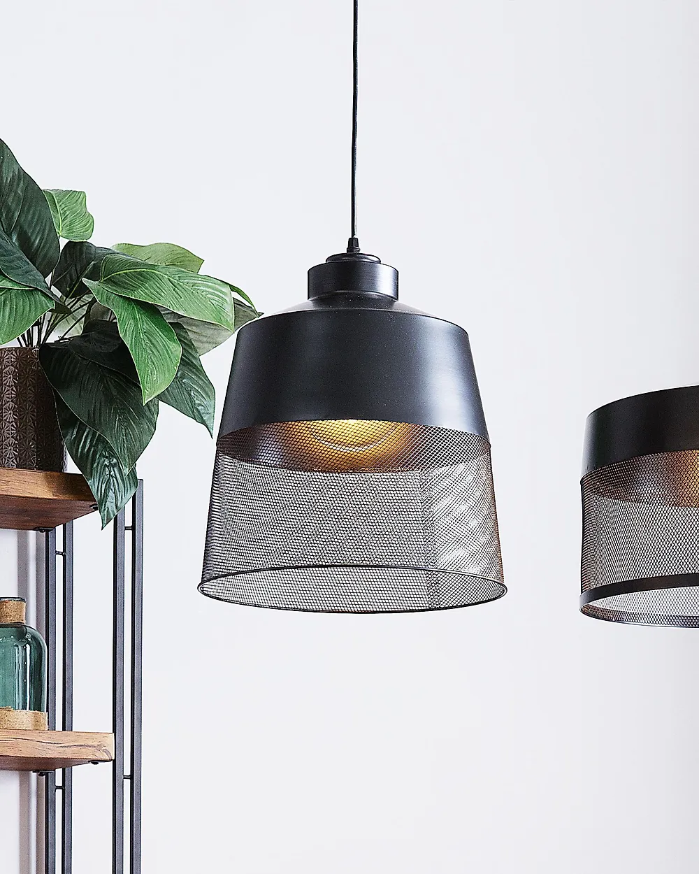 Pendant Lamp MUGA Metal Black_1177364