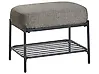Banc à chaussures TRUCKEE Tissu Noir