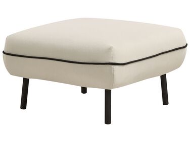 Ottoman en tissu beige clair TONSBERG