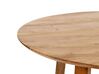 Round Acacia Wood Dining Table ⌀ 120 cm Light BARNES_918694