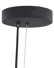 Lampadario a LED MALI Metallo Nero_824704