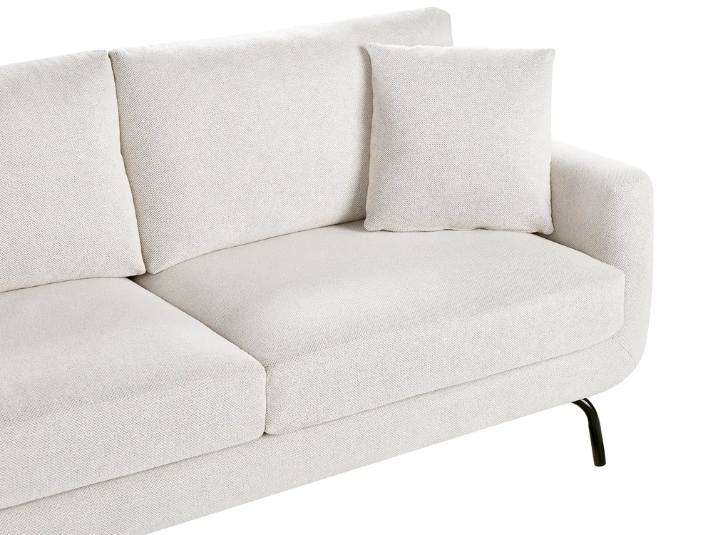 Sofa 3 Seater VESALA Fabric Off-White_950729