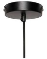 Kovová závěsná lampa černá MINILLAS_899039