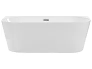 Vasca da bagno ad angolo HARVEY 170 x 80 cm Bianco_1150249